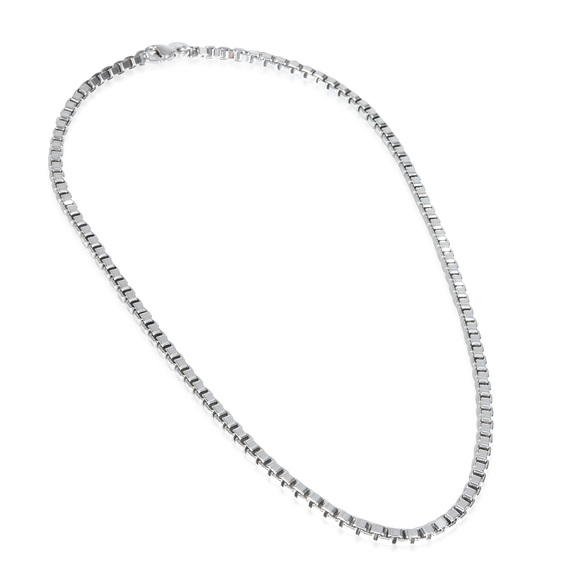 Tiffany & Co. Sterling Silver Venetian Link Necklace - Picture 2 of 2